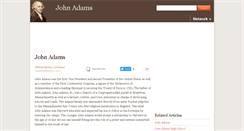 Desktop Screenshot of johnadamsinfo.com