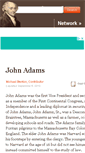 Mobile Screenshot of johnadamsinfo.com